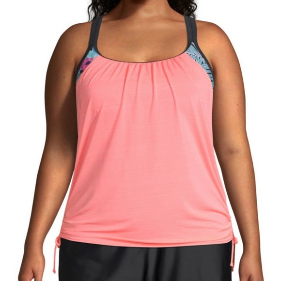 Zeroxposur Tankini Swimsuit Top (18W) - Picture 6 of 8